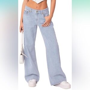 Low Rise Light Blue Women's Jeans